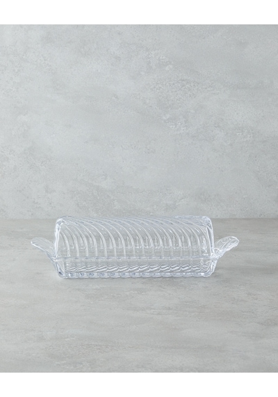 English Home Aura Cam Sunumluk 33x9x9 Cm Şeffaf Şeffaf