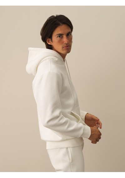Xint Kırık Beyaz Pamuk Dokulu Regular Fit Sweatshirt 300294