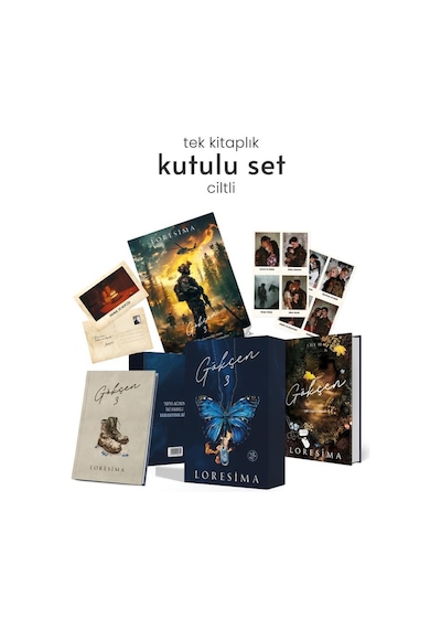 Ephesus Yayınları Gökçen 3 Güz Yağmurları Hediyeli Özel Kutu (Ciltli)