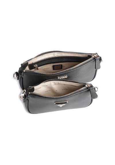 Guess Saffiano Noelle Mini Kadın Çapraz Çanta Hwzg7879710 Siyah