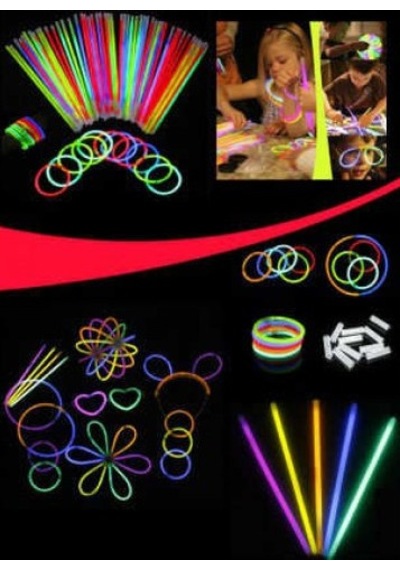 Bakinom Fosforlu Çubuk Glow Stick Fosforlu Bileklik 50 Adet