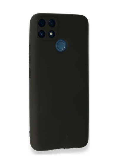 Oppo Realme C25 / C25s Kılıf First Silikon Telefon Kılıfı Telefon Kabı Col141868-siyah