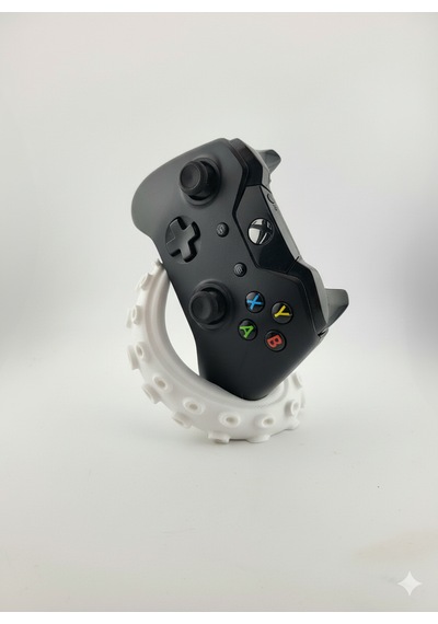 Xbox Kontrolcüsü İçin Ahtapot Temalı Stand Şık Ve Dayanıklı Beyaz