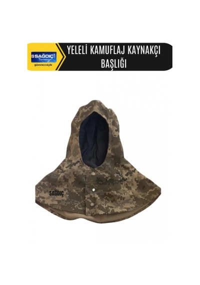 Kaynakçı Kamuflaj Uzun Yeleli Yeşil Başlık