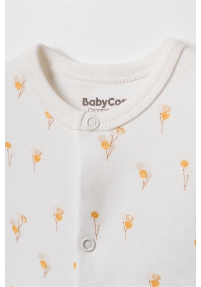 Babycosy Organic Wear %100 Organik Pamuk,2 Li Patikli Bebek Tulum Yenidoğan Uzun Kollu Çıtçıtlı Tulum Seti Unisex Bebek Ekru Babycosy Organic Wear %100 Organik Pamuk,2 Li Patikli Bebek Tulum Yenidoğan Uzun Kollu Çıtçıtlı Tulum Seti Unisex Bebek Ekru