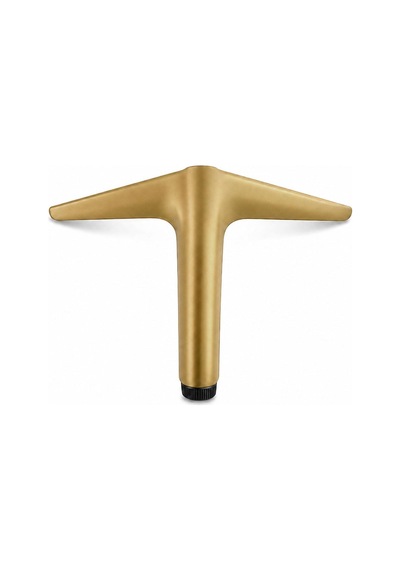 Aydos Mat Altın Metal Mobilya Ayağı 12 Cm 1 Adet Şık Dayanıklı Koltuk Sehpa Ayağı Modern Tasarım 6395751