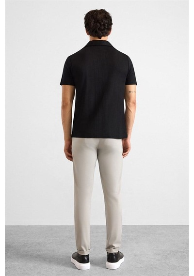 Süvari Siyah Regular Tişört Ts1014000441-s09