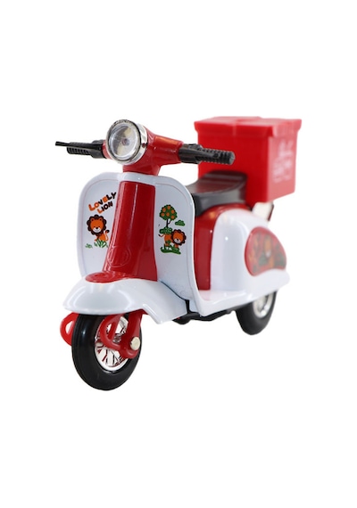 Mini Vespa Scooter Çek Bırak İnce Detay Çok Renkli 3+ Yaş Çok Renkli