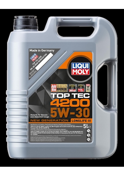 Motor Yagı Top Tec 4200 5w30 New Generatıon 5 Lt
