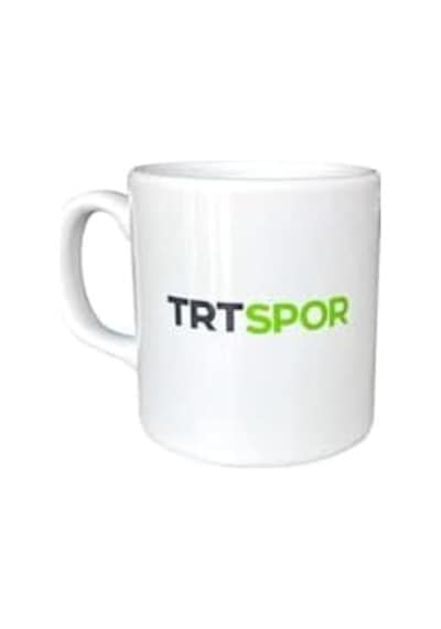 Spor Logolu Beyaz Kupa Açık Ahşap