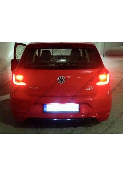 Fardoktoru Vw Polo 6R Beyaz Led Plaka Lambasi Seti Ariza Yakmaz