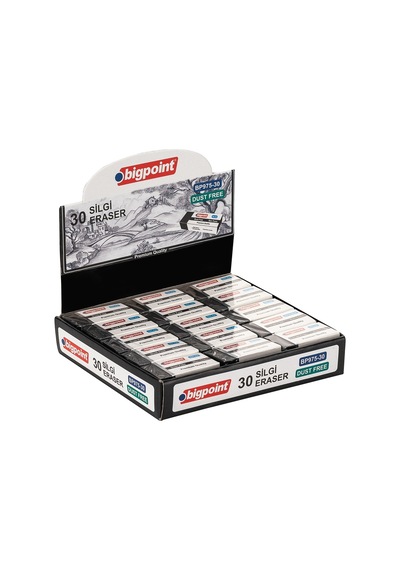 Bigpoint Dust-free Silgi Siyah - Orta Boy X 30 Adet