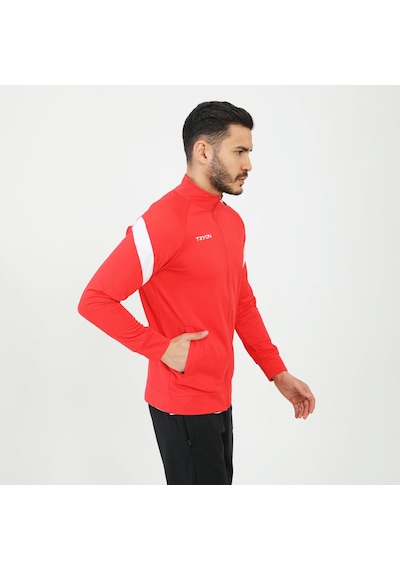 Tryon Kırmızı - Beyaz Erkek Futbol Kamp Sweat Kamp Eşofman Evo Pr 001