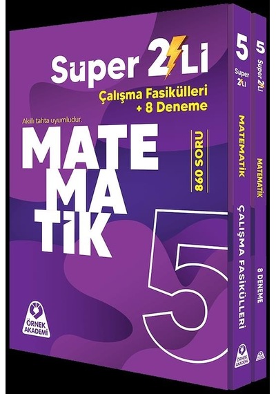 5. Sınıf Süper İkili Matematik Seti Örnek Akademi
