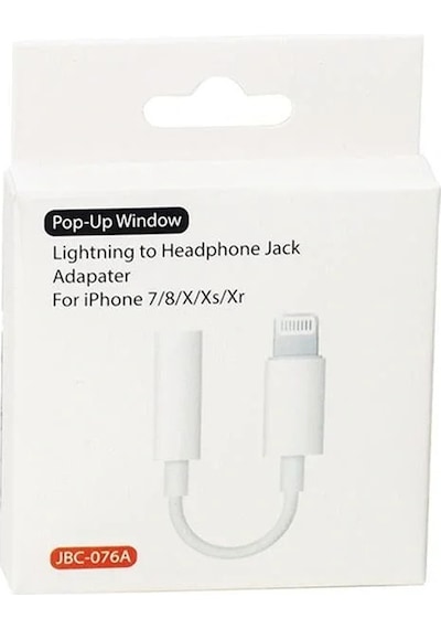 Powermaster Apple Uyumlu iPhone Lightning To Kulaklık Jack Çevirici Kablo Jbc-076a