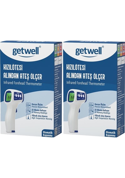 Getwell Ateş Ölçer Kızıl Ötesi Alından - Temassız - Uzaktan