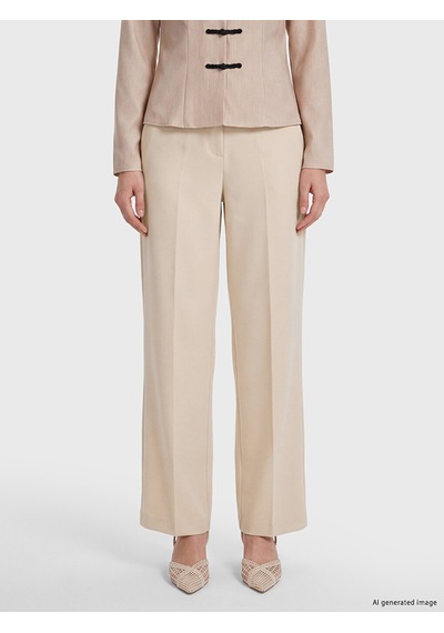 Lcw Vision Bej Regular Fit Kadın Pantolon