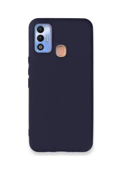 Tecno Spark 7t Kılıf First Silikon - Lacivert Çr