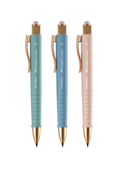 Faber Castell Poly Matic Versatil Kalem 0,7 Gold Altın - 1 Adet Çok Renkli