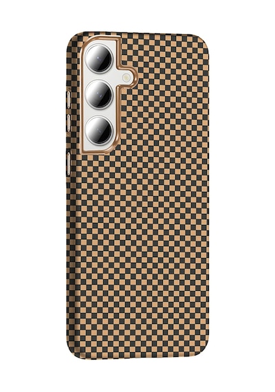 Zore Galaxy Uyumlu S24 Fe Kılıf M-safe Şarj Özellikli Karbon Fiber Görünümlü Ogaa Gros Kapak - Siyah-lacivert N/a