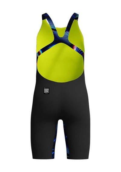 Speedo Fastskin Endurance+ Kız Çocuk Yarış Mayosu Siyah