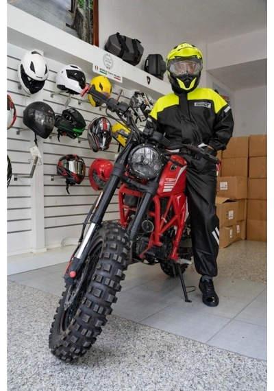 Forte Gt 1134 Cepli Motosiklet Yağmurluk Takımı Sarı