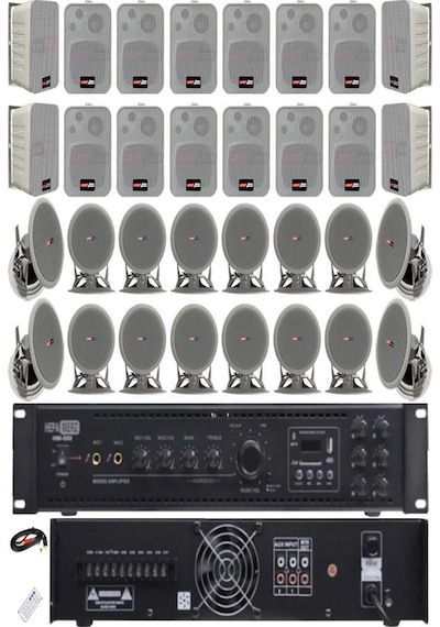 Lastvoice Double Paket-9 Anfili Duvar Ve Tavan Hoparlör Seti