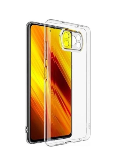 Poco X3 Nfc Uyumlu Kamera Korumalı 3D Şeffaf Silikon Kılıf 555037262
