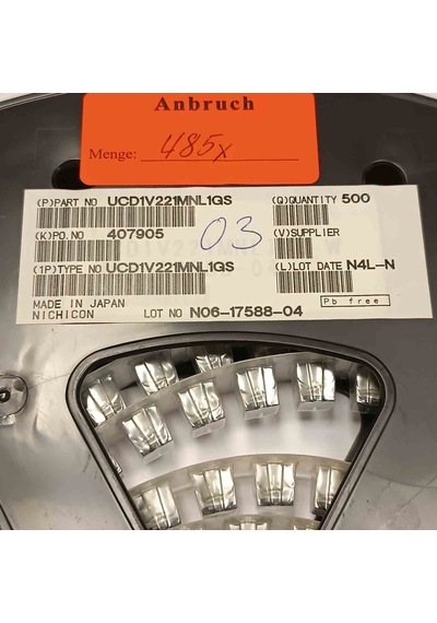 220mf 35v Smd Nıchıcon Kondansatör 40 Adet
