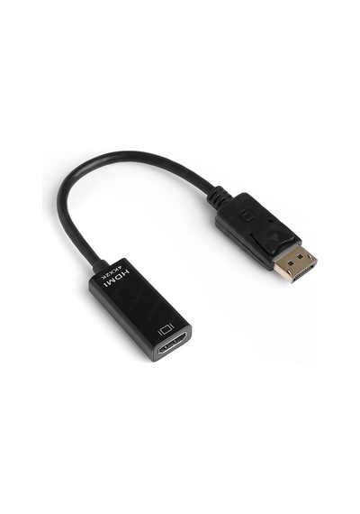 Dark Display Port To Dişi Hdmı, 20 Cm, 4k Ultra Hd, Altın Uçlu Dönüştürücü