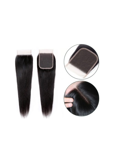 Peruk Tepesi Doğal Renk Closure 12inch - Mydr-520355 Çok Renkli