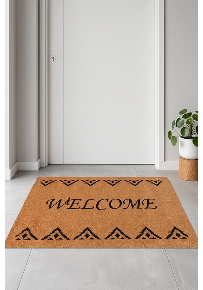 Villadia Home Textile Kapı Önü Paspası Kaymaz Taban Dekoratif Paspas Ev Giriş Antre İç Ve Dış Mekan Paspası 45x70 Cm 18ypycoco