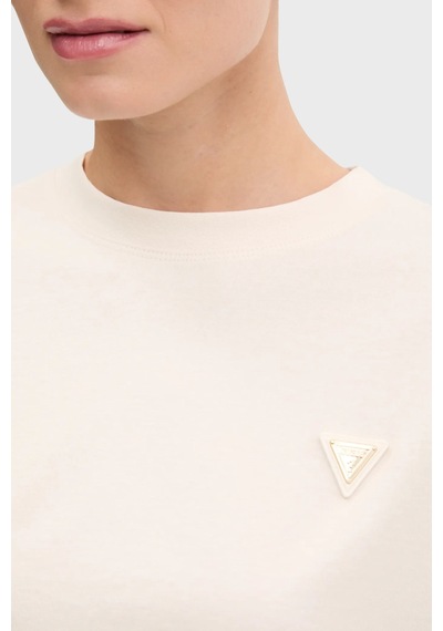 Guess Bayan T Shirt V4bı21 I3z14 G6k5 Ekru Ekru