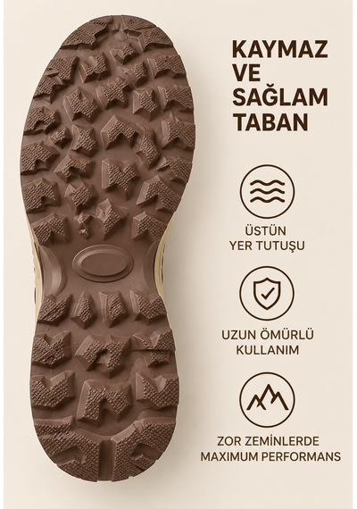 Guja 26k389 Kadın Hakiki Deri Outdoor Spor Ayakkabı Haki