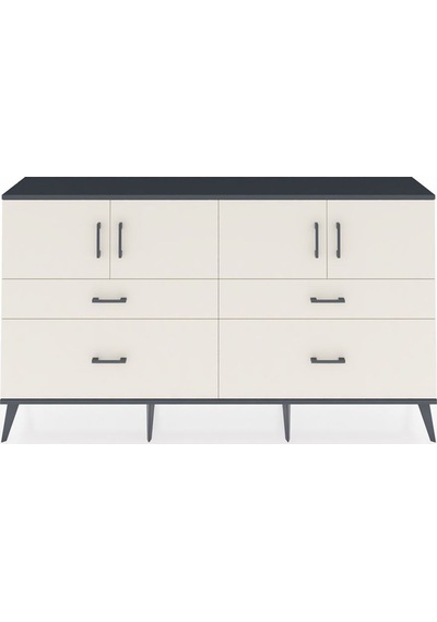 Arges Konsol 2 Raflı 4 Çekmeceli 4 Kapaklı 176x30x99 Antrasit-ayt Antrasit-aytaşı Arges Konsol 2 Raflı 4 Çekmeceli 4 Kapaklı 176x30x99 Antrasit-ayt Antrasit-aytaşı