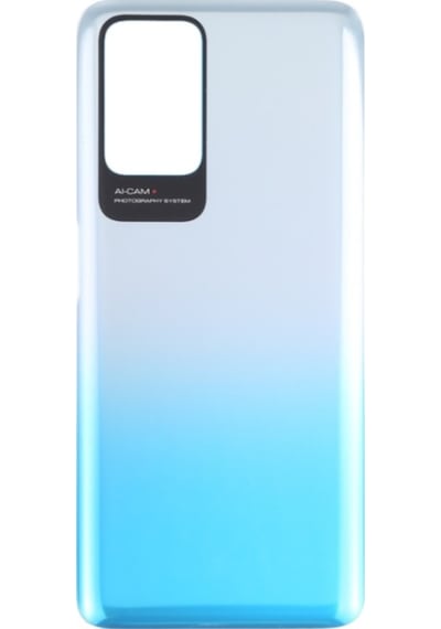 Redmi 10 2022 Uyumlu Arka Pil Kapağı Mavi Çok Renkli