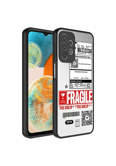 Samsung Galaxy Uyumlu A23 Kılıf Aynalı Desenli Kamera Korumalı Parlak Zore Mirror Kapak