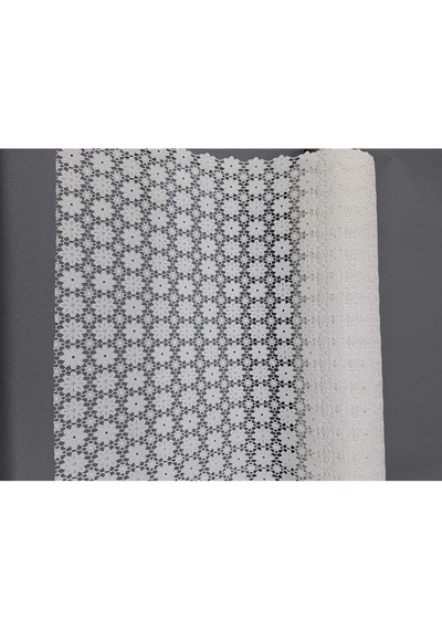 Pvc Küpür Dantel Raf Ve Dolap Örtüsü Runner Beyaz 28kpr5022 Beyaz