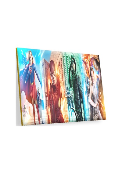 Cakasepetim Legends Of Tomorrow Supergirl Flash Arrow Ahşap Mdf Tablo