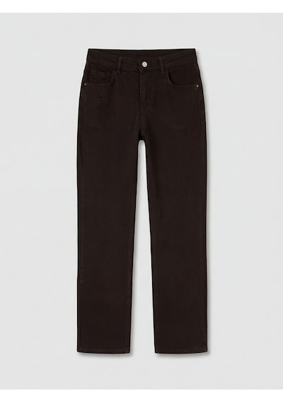 Lcwaıkıkı Classic Kahverengi Straight Fit Kadın Jean Pantolon