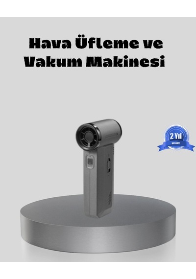 Şarjlı 130000 Rpm H.a Üflemeli Ve Vakumlu Araç Ev Temizlik Makinesi