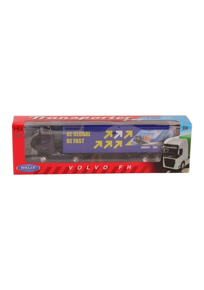 Welly 1:64 Ölçek Volvo Fh Diecast Metal Oyuncak Tır Açılır Kapaklı Model Araç Lisanslı