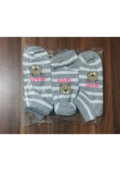 Efemicgiyimstore Bayan Tedy Ayıcık Desenli Ekonomik Bilek Boy Çorap 12'li Paket Çok Renkli Efemicgiyimstore Bayan Tedy Ayıcık Desenli Ekonomik Bilek Boy Çorap 12'li Paket Çok Renkli
