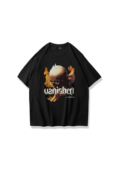 Flood Of Style Unisex Vanished Tshirt Siyah