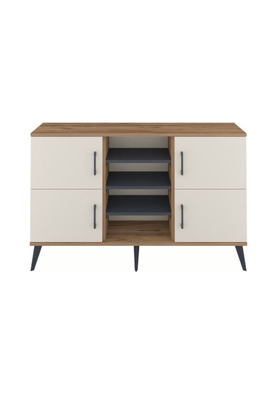 Arges Konsol 5 Raflı 4 Kapaklı 132x30x83 Çam-aytaşı/antrasit Aytaşı/antrasit Arges Konsol 5 Raflı 4 Kapaklı 132x30x83 Çam-aytaşı/antrasit Aytaşı/antrasit