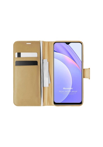 Microsonic Xiaomi Redmi Note 9 4G Kılıf Delux Leather Wallet