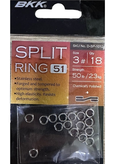 Bkk Split Ring-51 3mm Halka 18 Adet