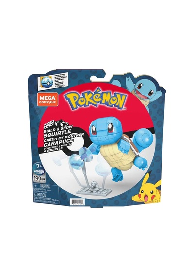 Gyh00 Mega Pokémon Squirtle - Yap Ve Oyna Figürler 199 Parça +7 Yaş