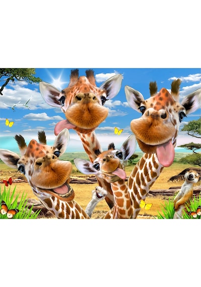 Prime 3d - Zürafa Pelüş Ve Selfie 48 Parça Puzzle 15802