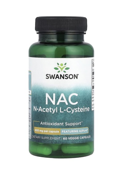 Swanson Vitamins, Na-c, 600 Mg, 60 Veggie Capsules